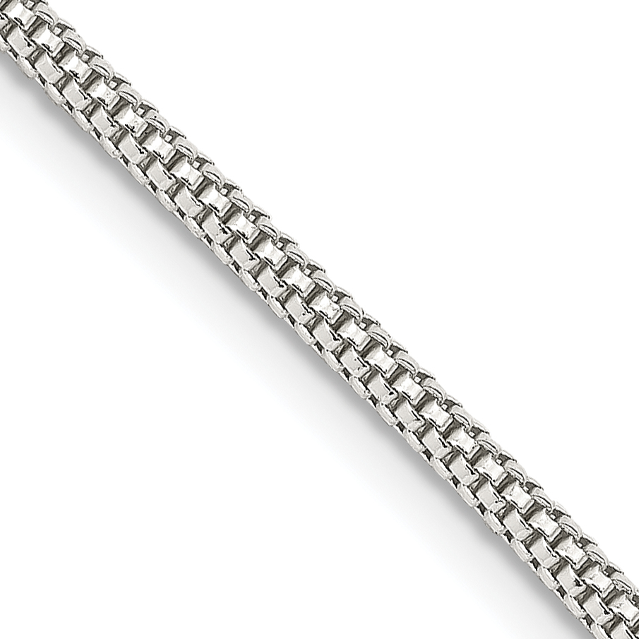 Sterling Silver 2mm Corona Chain (QFC62-16)