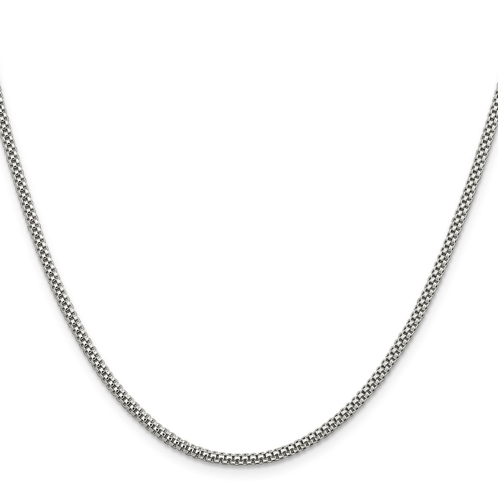 Sterling Silver 2.4mm Corona Chain (QFC63-20)