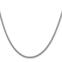Sterling Silver 2.4mm Corona Chain view 2