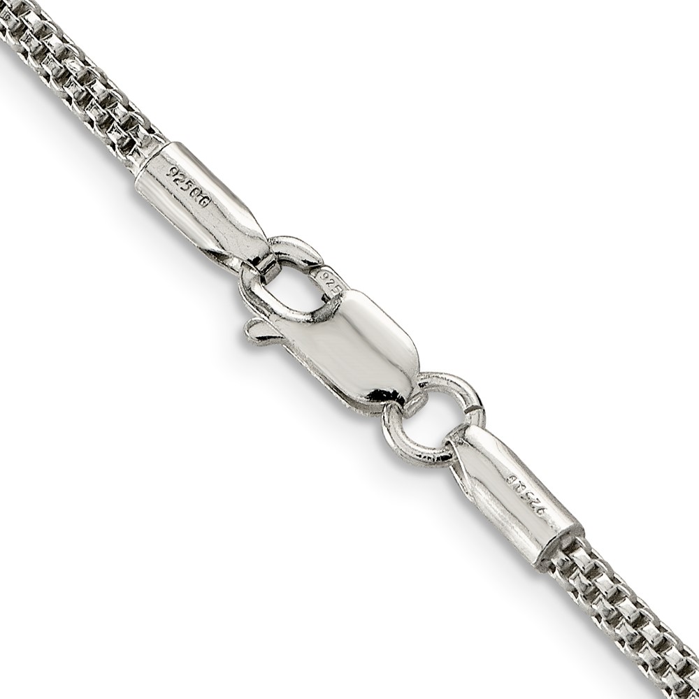 Sterling Silver 2.4mm Corona Chain (QFC63-20)