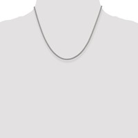 Sterling Silver 2.4mm Corona Chain view 4