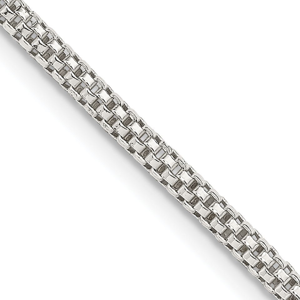 Sterling Silver 2.4mm Corona Chain (QFC63-20)