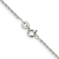 Sterling Silver 1.3mm Loose Rope Chain view 3