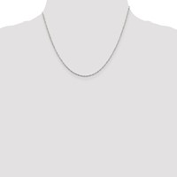 Sterling Silver 1.4mm Singapore Chain view 4