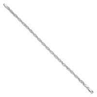 Sterling Silver 3.5mm Singapore Chain view 2