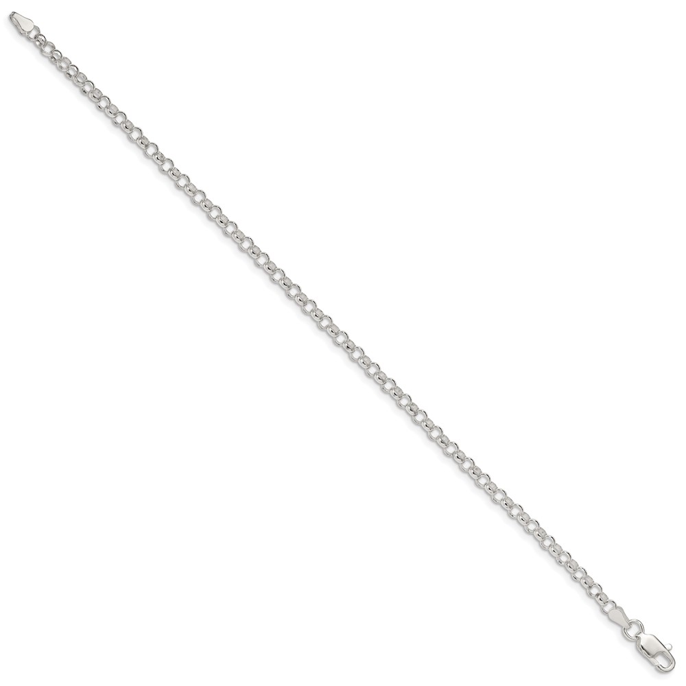 Sterling Silver 3.5mm Rolo Chain (QFC74-7)