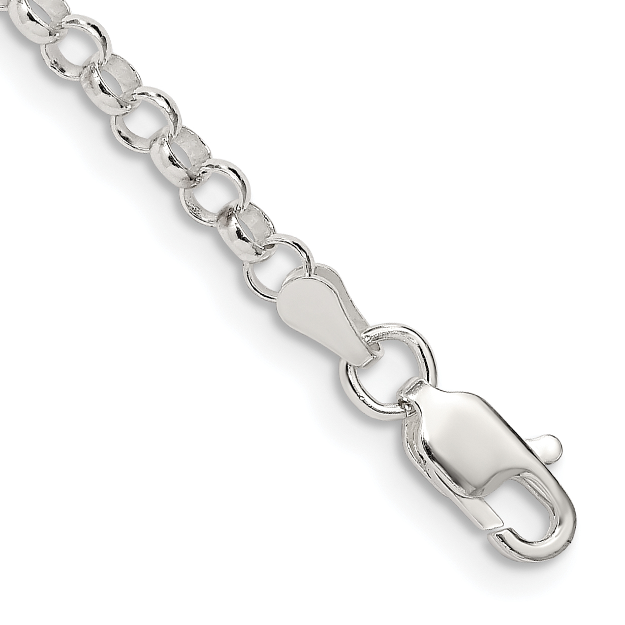 Sterling Silver 3.5mm Rolo Chain (QFC74-7)
