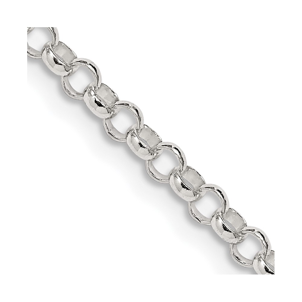 Sterling Silver 3.5mm Rolo Chain (QFC74-16)