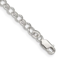 Sterling Silver 4mm Rolo Chain view 1