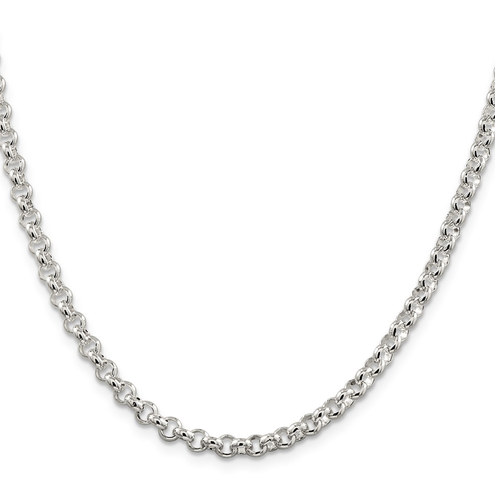 Sterling Silver 4.6mm Rolo Chain (QFC76-30)