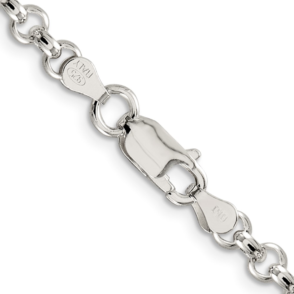 Sterling Silver 4.6mm Rolo Chain (QFC76-30)