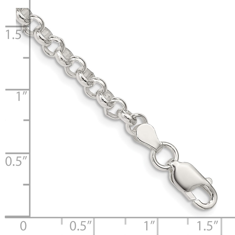 Sterling Silver 4.75mm Rolo Bracelet (QFC76-7.5)