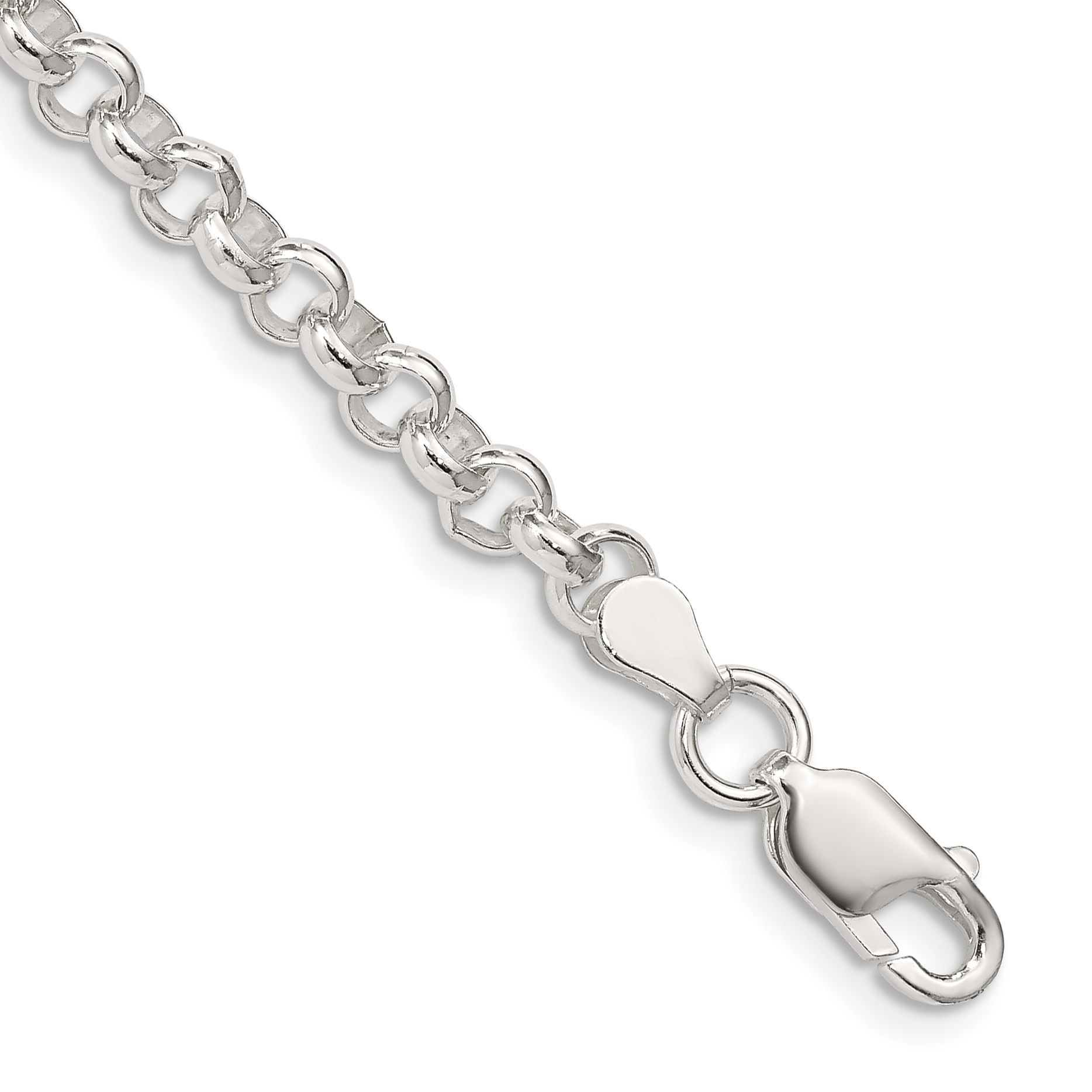 Sterling Silver 4.6mm Rolo Chain (QFC76-7)
