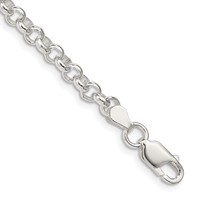 Sterling Silver 4.6mm Rolo Chain view 1