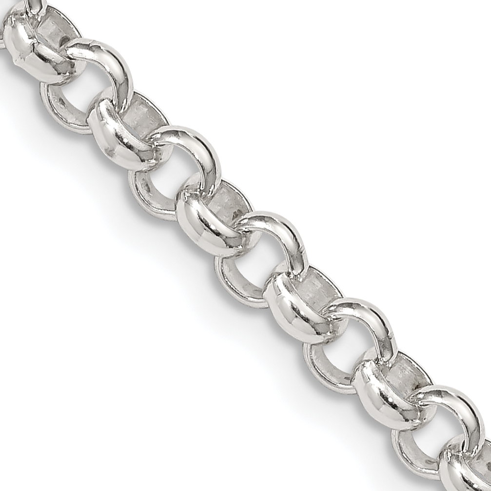 Sterling Silver 4.6mm Rolo Chain (QFC76-18)