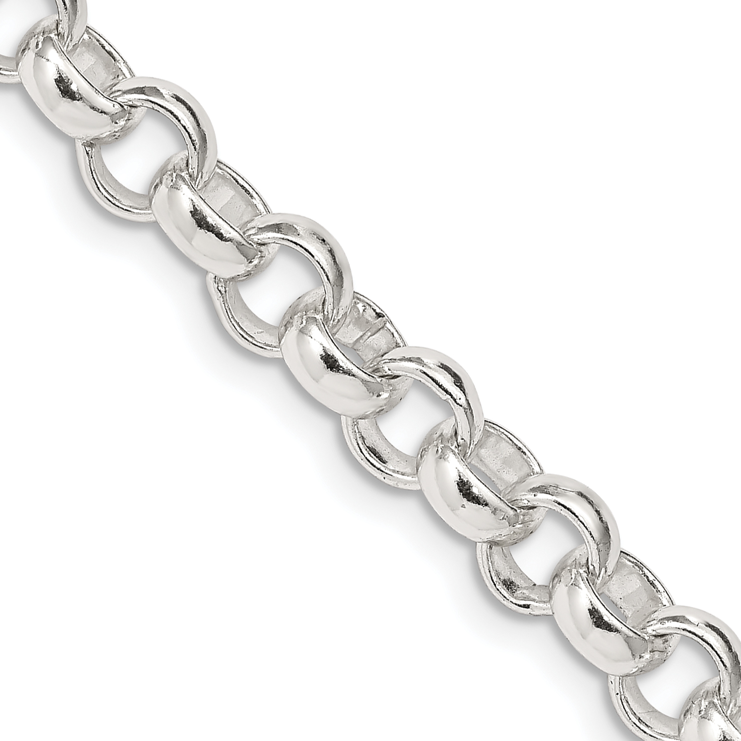 Sterling Silver 6.75mm Rolo Chain (QFC78-16)