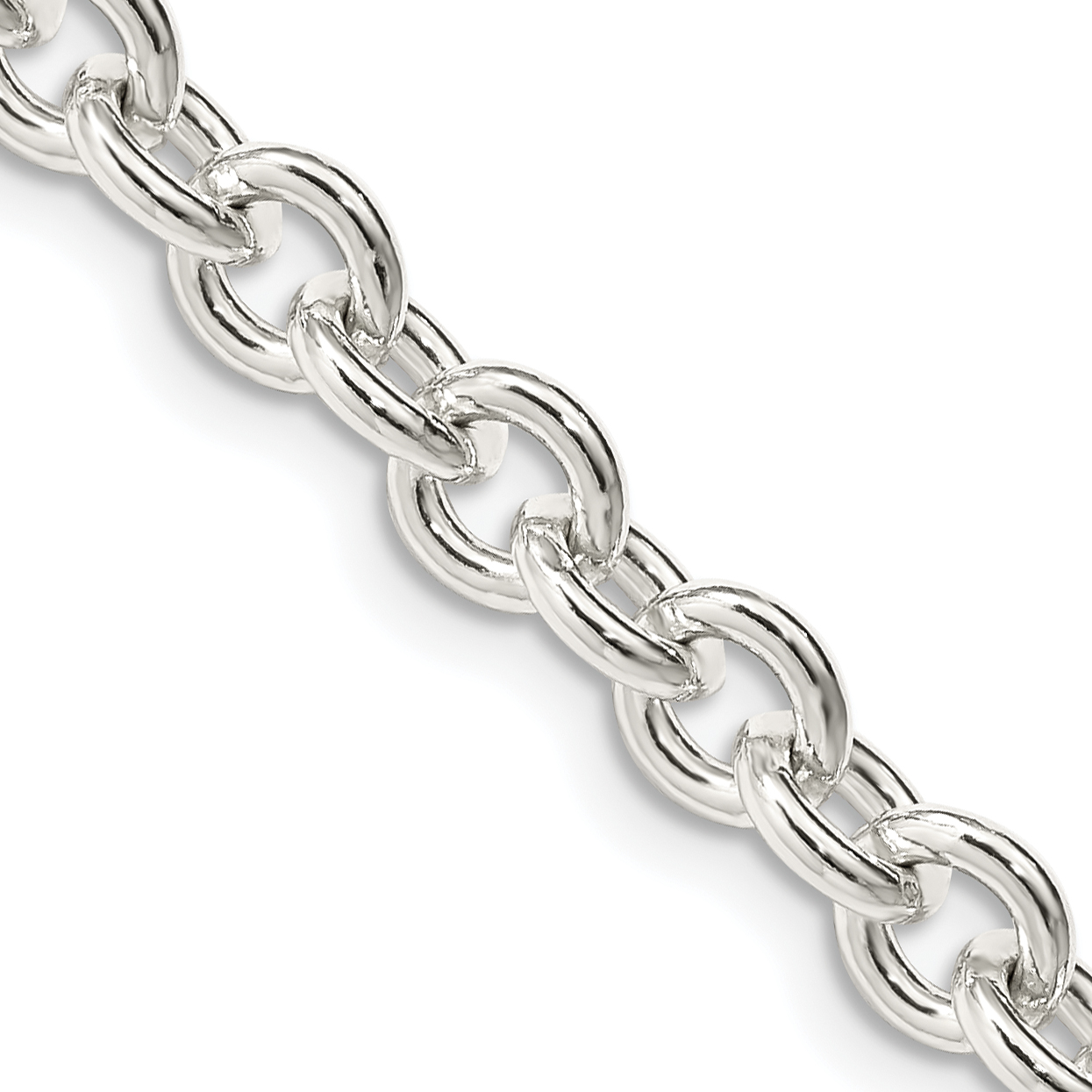 Sterling Silver 6.1mm Cable Chain (QFC8-20)