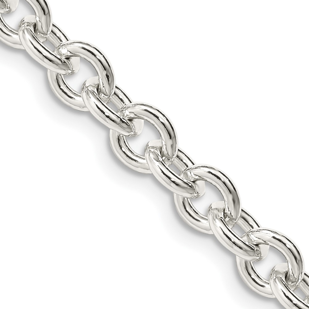Sterling Silver 6.1mm Cable Chain (QFC8-20)