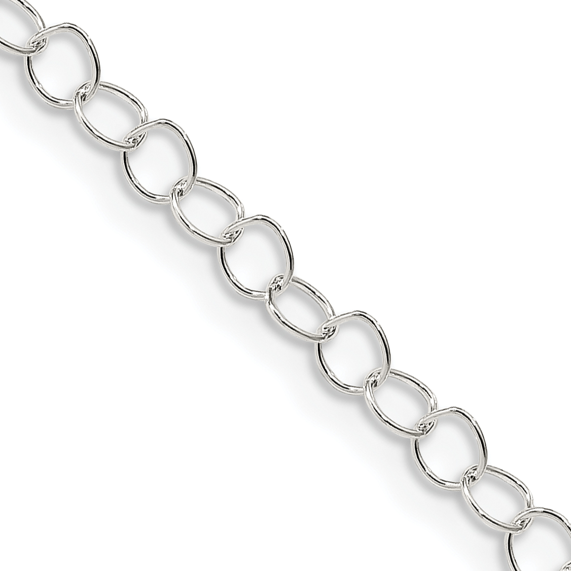 Sterling Silver 3.5mm Fancy Cable Chain (QFC82-16)