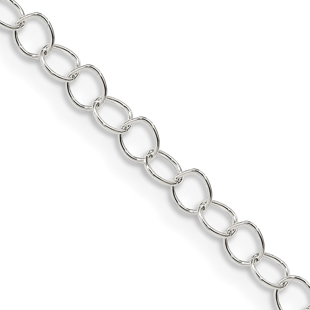 Sterling Silver 3.5mm Fancy Cable Chain (QFC82-16)
