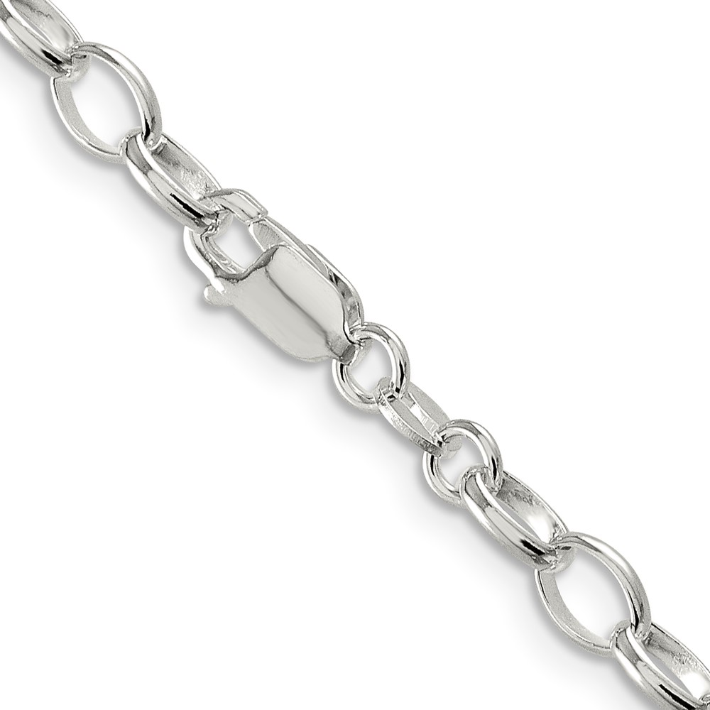 Sterling Silver 5mm Fancy Rolo Chain (QFC88-24)