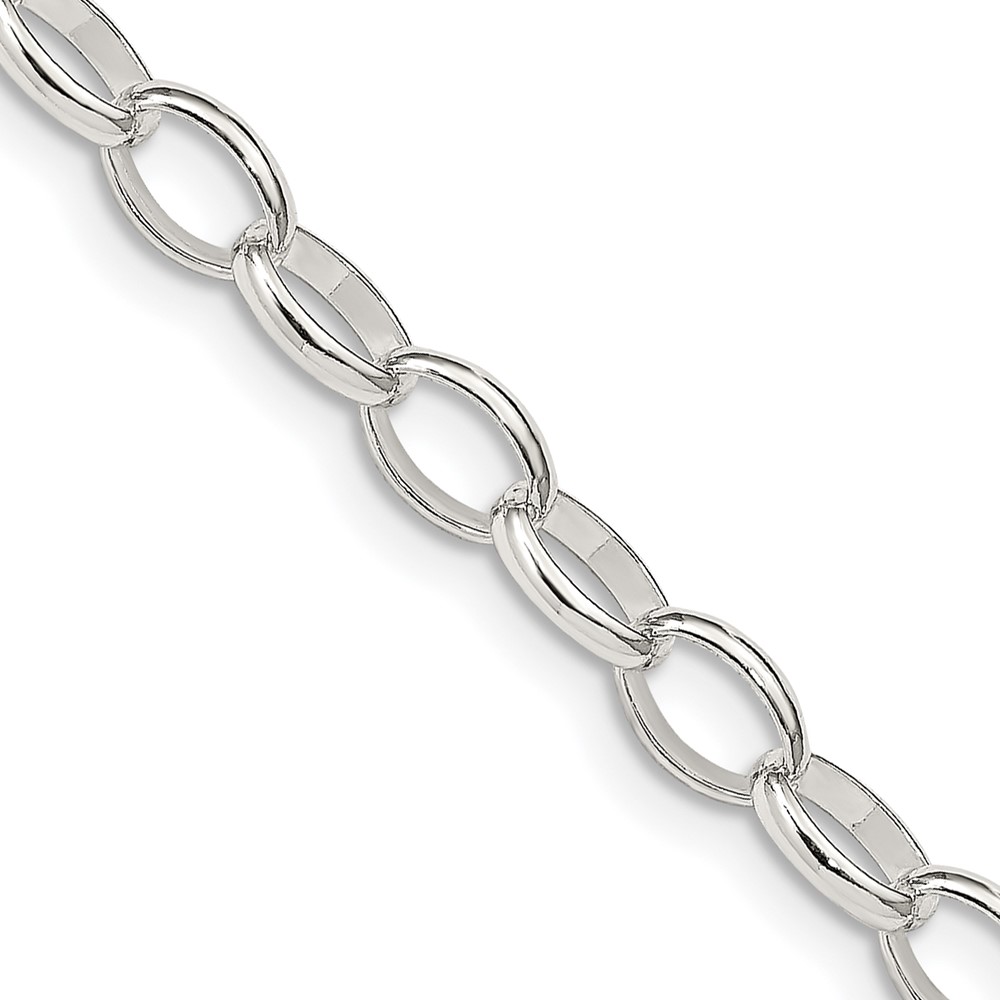 Sterling Silver 5mm Fancy Rolo Chain (QFC88-24)