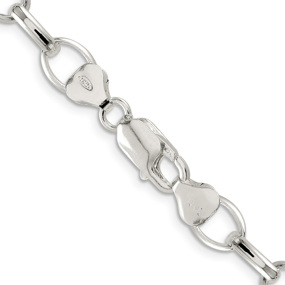 Sterling Silver 8mm Fancy Rolo Chain (QFC89-18)