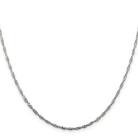 Sterling Silver 1.75mm Singapore Chain view 2