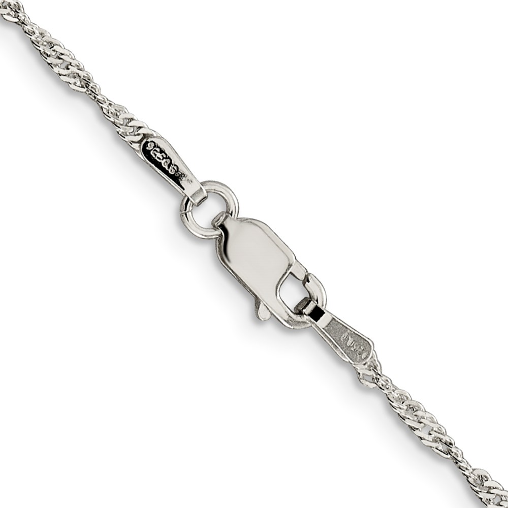 Sterling Silver 1.75mm Singapore Chain (QFC98-26)