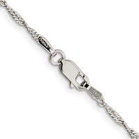 Sterling Silver 1.75mm Singapore Chain view 3