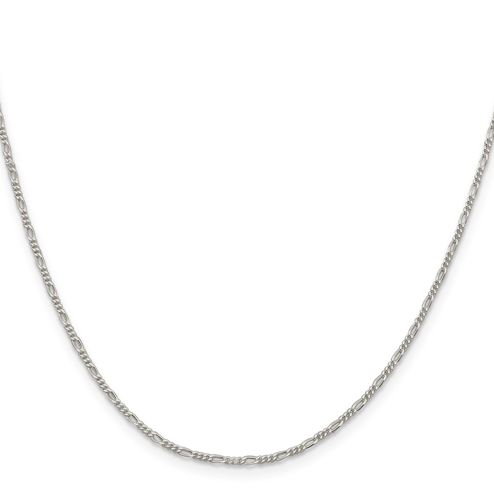 Sterling Silver 1.4mm Figaro Chain (QFG040-22)