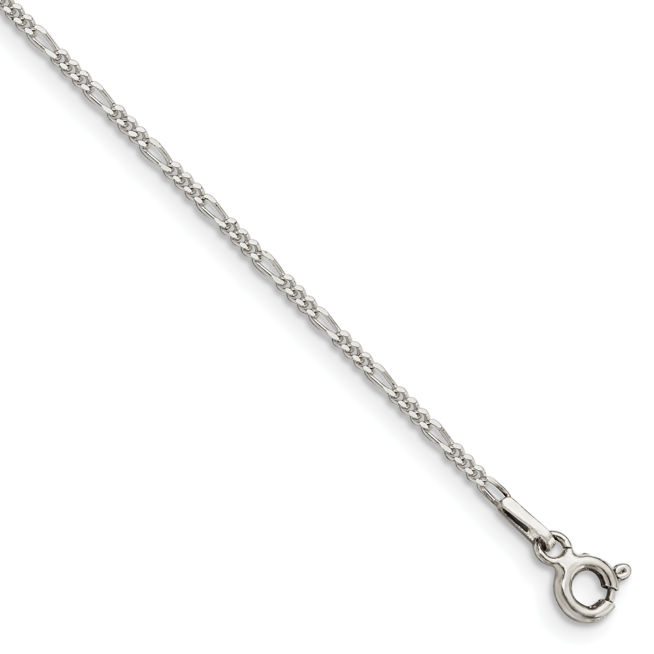 Sterling Silver 1.4mm Figaro Chain (QFG040-7)
