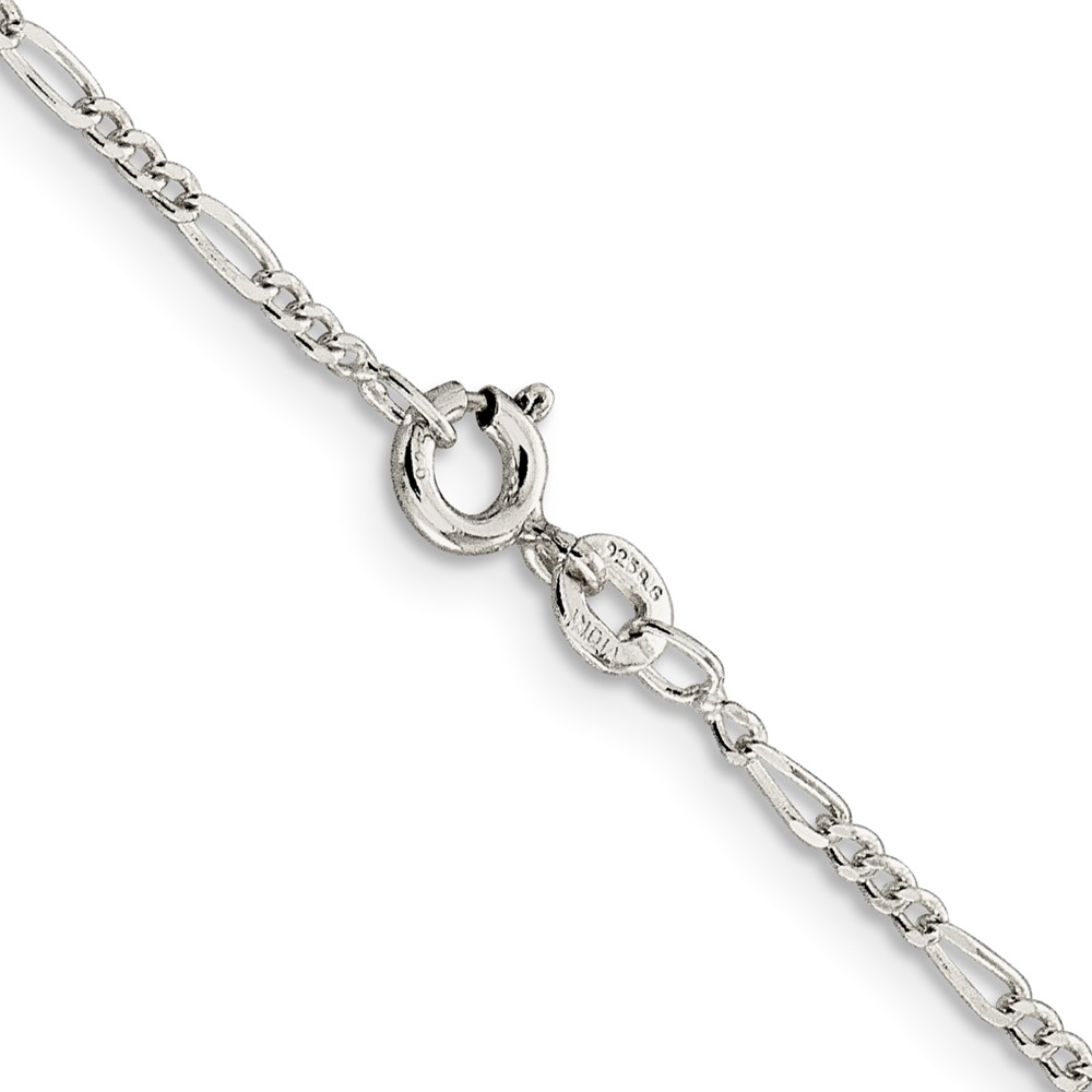 Sterling Silver 1.75mm Figaro Chain (QFG050-20)