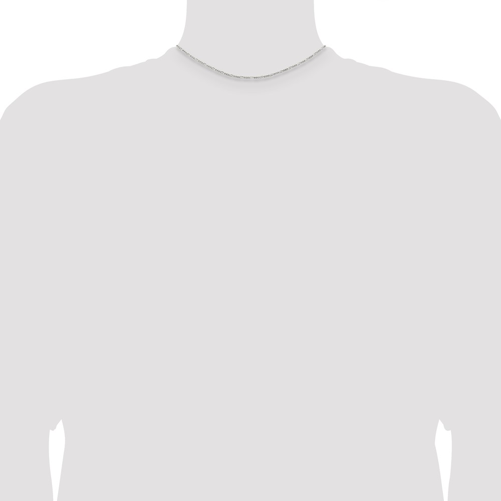 Sterling Silver 1.75mm Figaro Chain (QFG050-14)