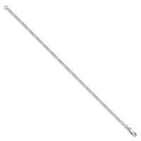 Sterling Silver 2.5mm Figaro Chain view 2