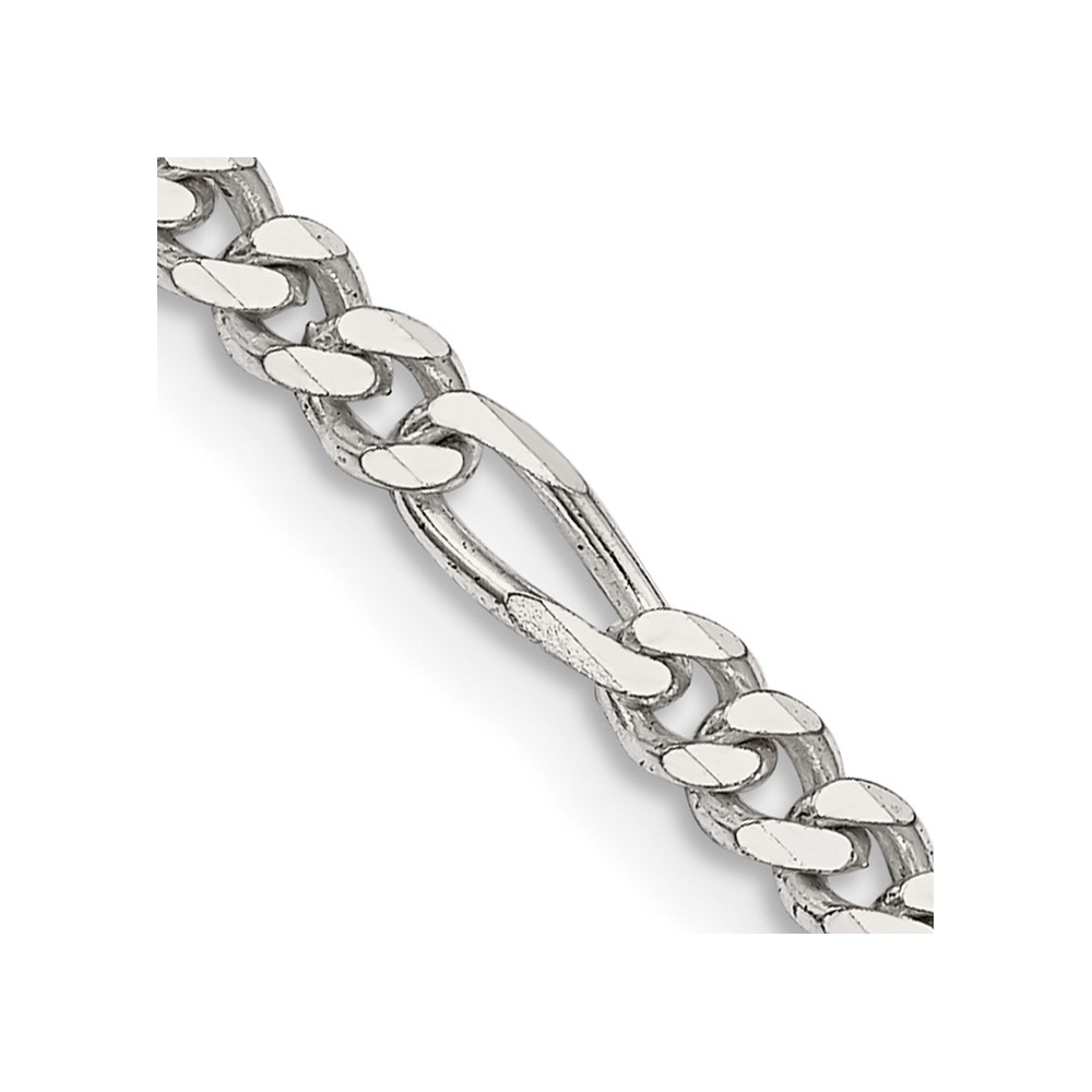 Sterling Silver 3.5mm Figaro Chain (QFG100-16)