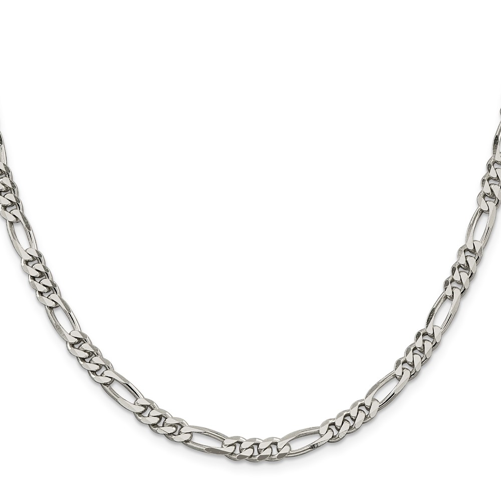 Sterling Silver 5.5mm Figaro Chain (QFG150-20)