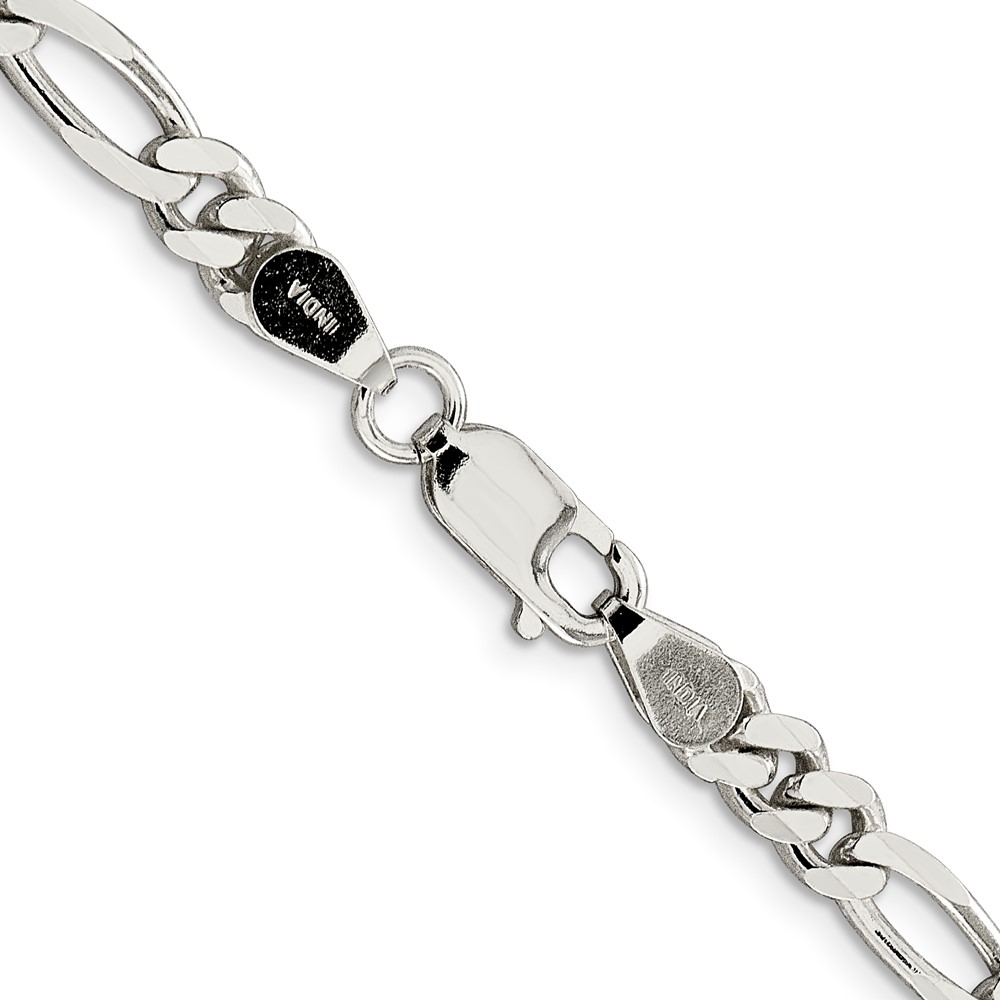 Sterling Silver 5.5mm Figaro Chain (QFG150-20)
