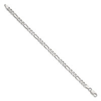 Sterling Silver 5.5mm Figaro Chain view 2