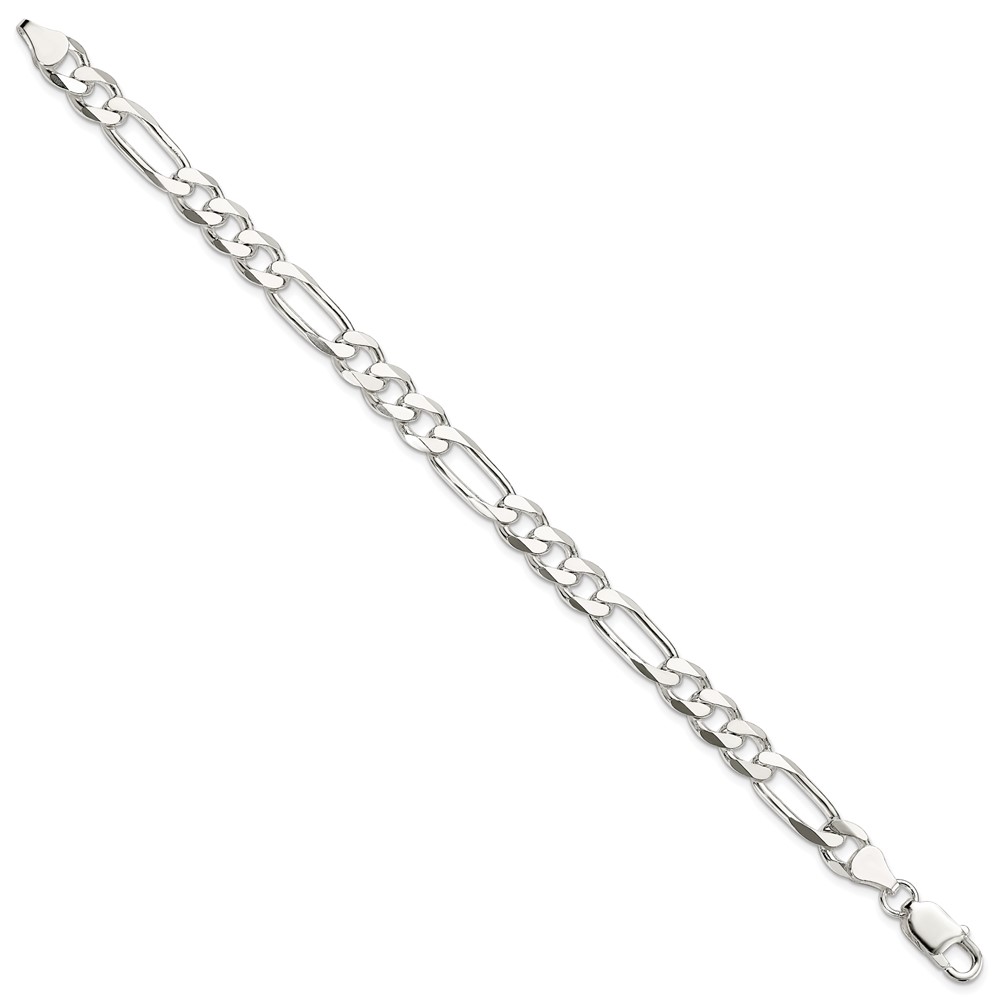 Sterling Silver 7.5mm Figaro Chain (QFG200-8)