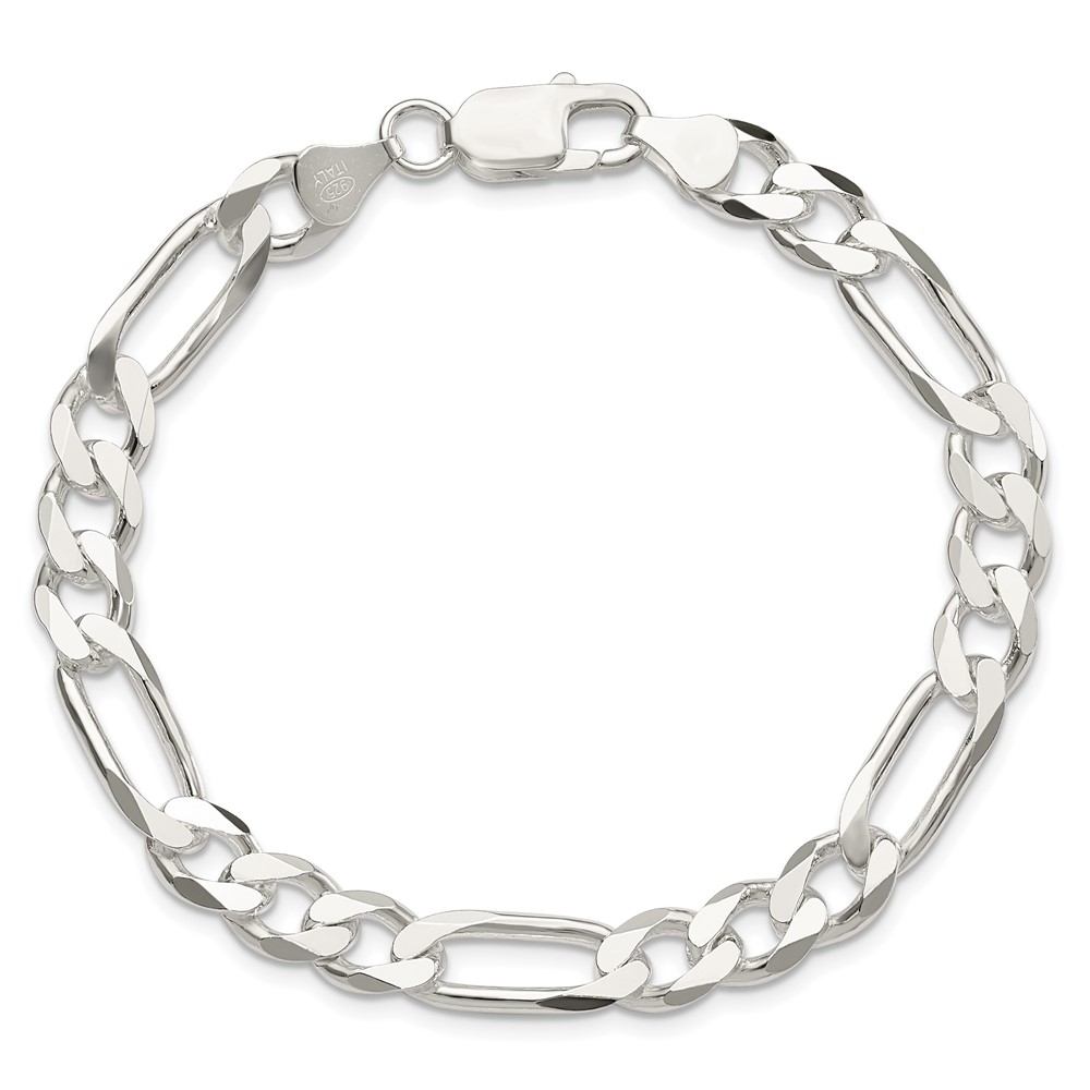 Sterling Silver 7.5mm Figaro Chain (QFG200-8)
