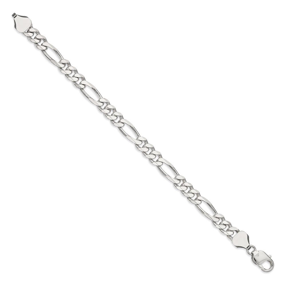 Sterling Silver 8mm Figaro Chain (QFG220-10)
