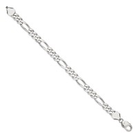Sterling Silver 8mm Figaro Chain view 2