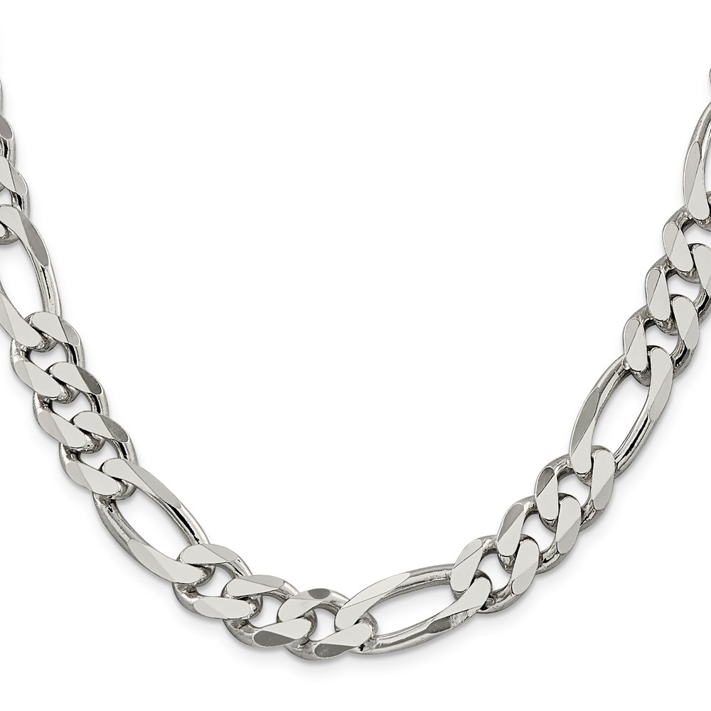 Sterling Silver 10.75mm Figaro Chain (QFG300-22)