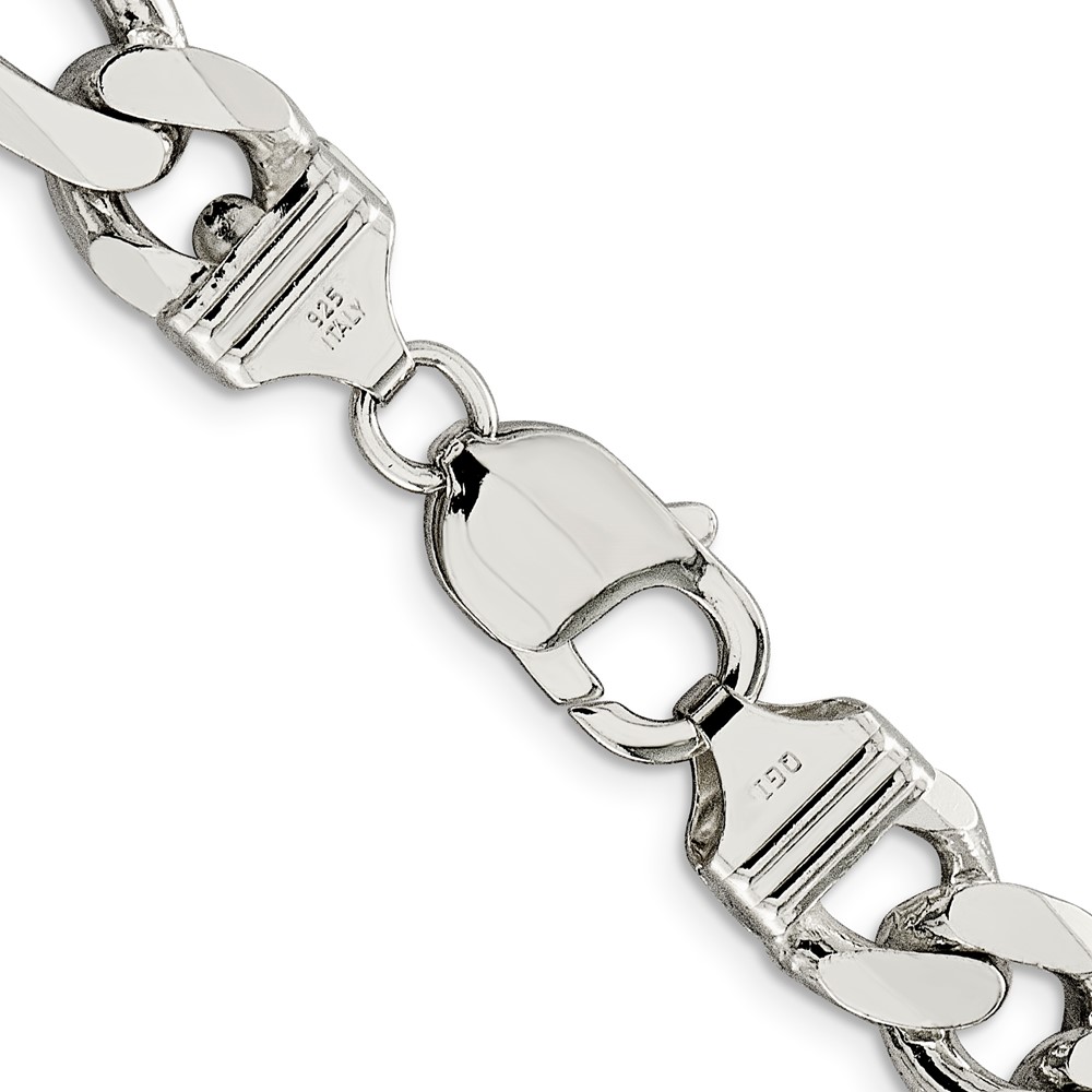 Sterling Silver 10.75mm Figaro Chain (QFG300-22)