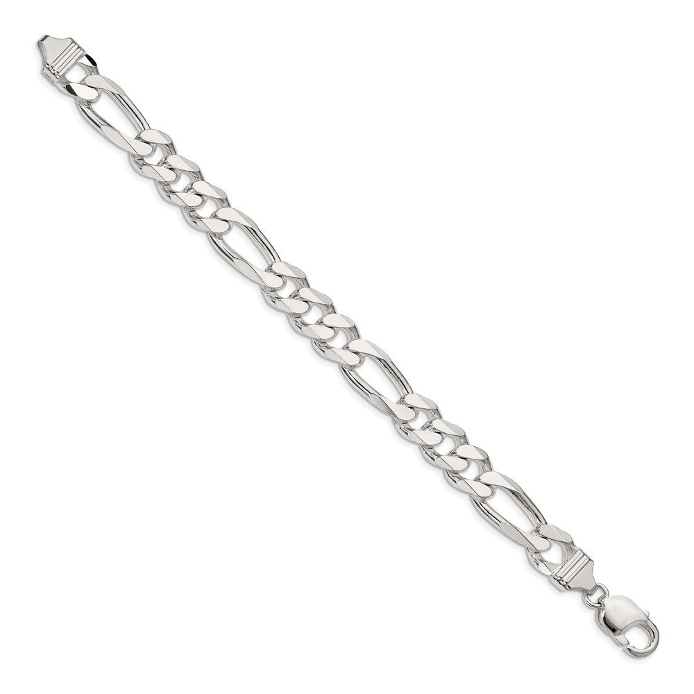 Sterling Silver 10.75mm Figaro Chain (QFG300-10)