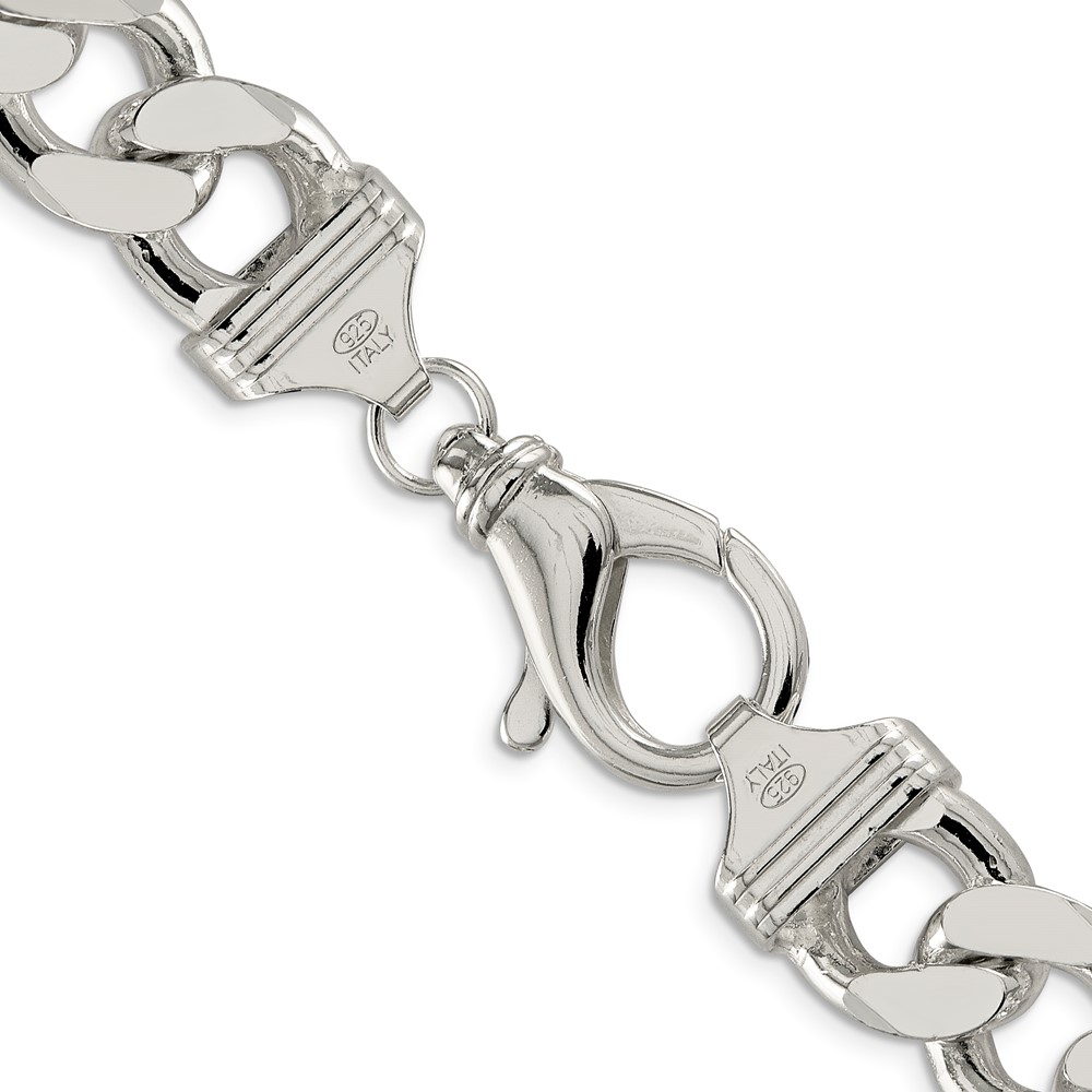 Sterling Silver 15mm Figaro Chain (QFG400-22)