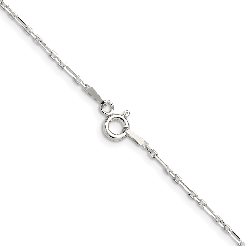 Sterling Silver D/C 1.75mm 3 Short Plus 1 Long Cable Link Chain (QFL050-16)