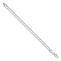 Sterling Silver 6.25mm D C Square Curb Chain view 2