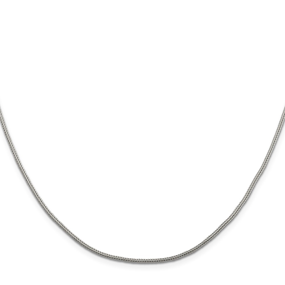 Sterling Silver 1.25mm Diamond-cut Round Franco Chain (QFR125-30)
